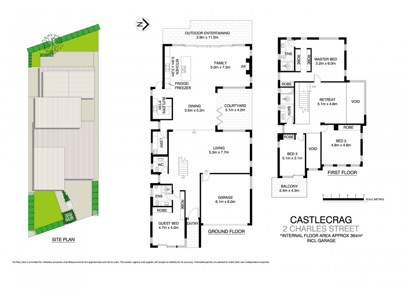 2 Charles Street, Castlecrag NSW 2068 Floorplan