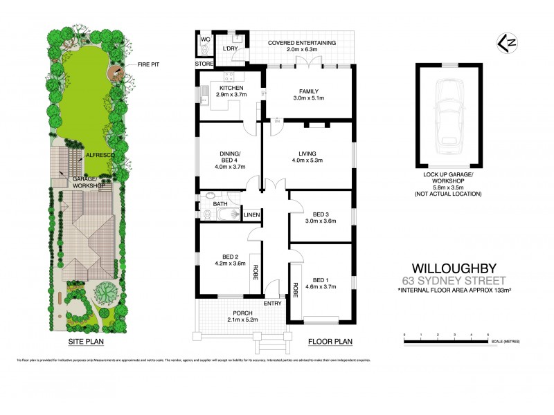 63  Sydney Street, Willoughby NSW 2068 Floorplan