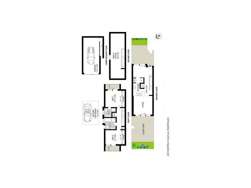 4/2 Hamilton Ave, Naremburn NSW 2065 Floorplan