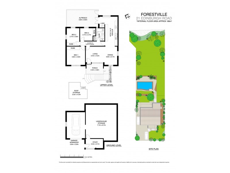 21 Edinburgh Road, Forestville NSW 2087 Floorplan