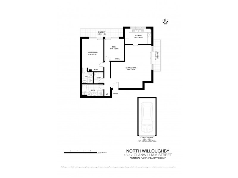 8/13-17 Clanwilliam Street, Willoughby NSW 2068 Floorplan