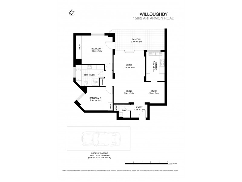 158/2 Artarmon Road, Willoughby NSW 2068 Floorplan
