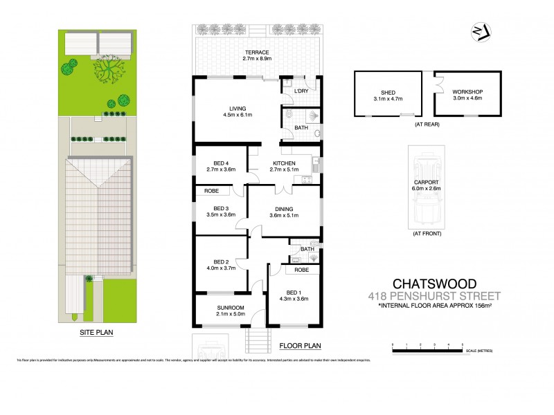 418 Penshurst Street, Chatswood NSW 2067 Floorplan