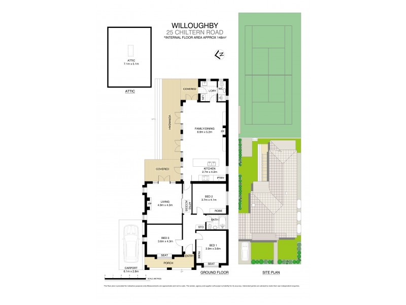25  Chiltern Road, Willoughby NSW 2068 Floorplan