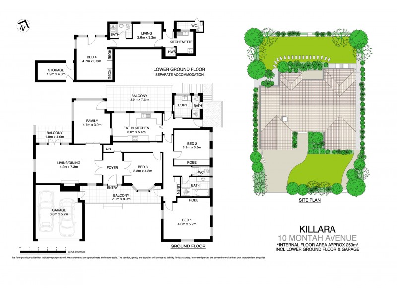10  Montah Avenue, Killara NSW 2071 Floorplan