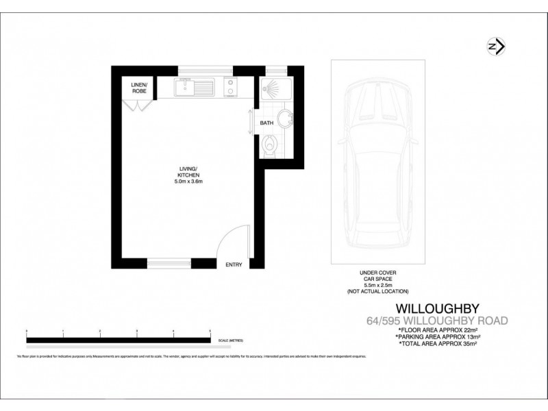 64/595  Willoughby Rd, Willoughby NSW 2068 Floorplan