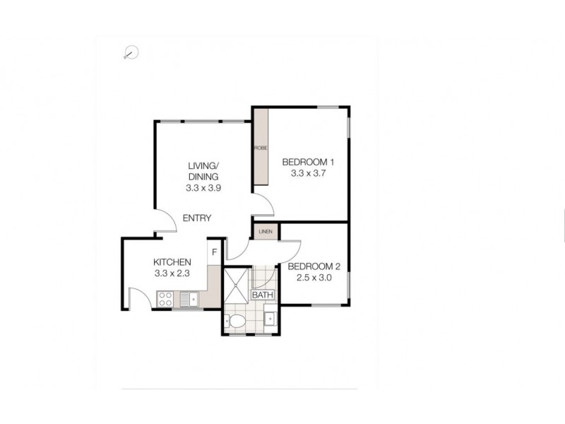 1/20 Grafton St, Cammeray NSW 2062 Floorplan