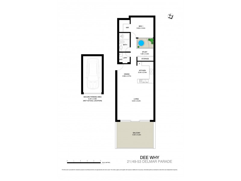 21/49-53  Delmar Parade, Dee Why NSW 2099 Floorplan