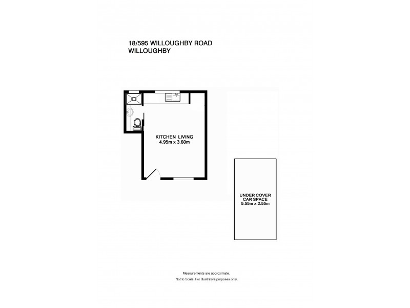 18/595 Willoughby Road, Willoughby NSW 2068 Floorplan