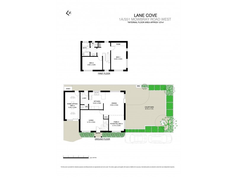 1A/551 Mowbray Road West, Lane Cove NSW 2066 Floorplan