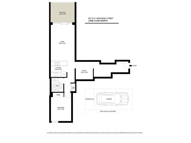 59/15-21 Mindarie Street, Lane Cove NSW 2066 Floorplan