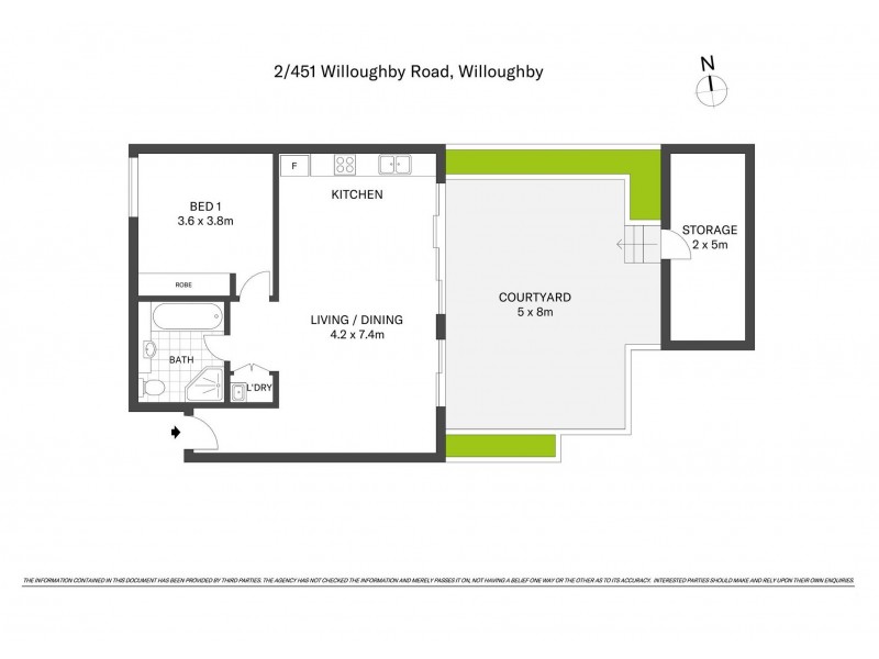 2/451 Willoughby Road, Willoughby NSW 2068 Floorplan