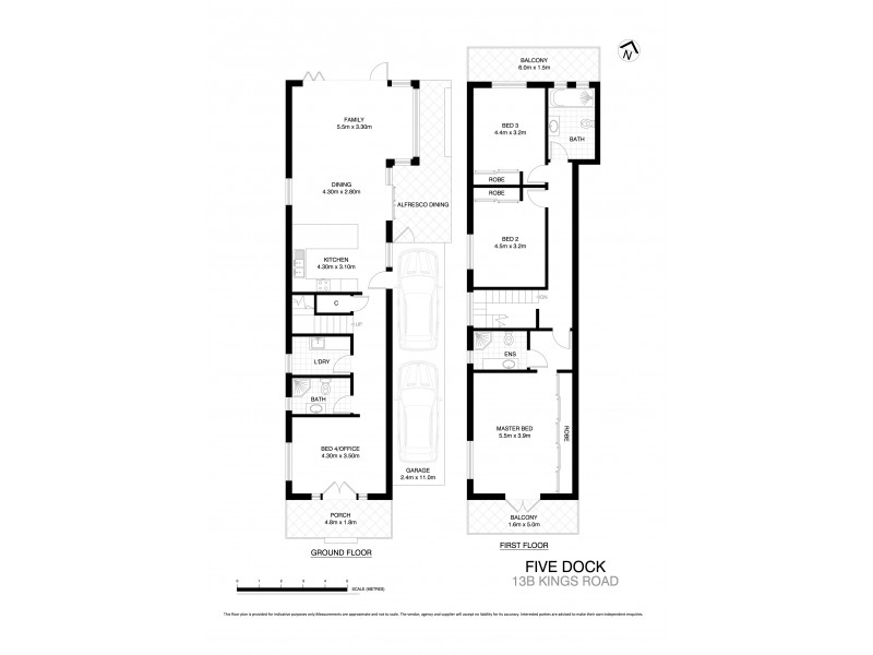 13B Kings Road, Five Dock NSW 2046 Floorplan