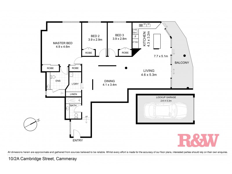 10/2a Cambridge Street, Cammeray NSW 2062 Floorplan