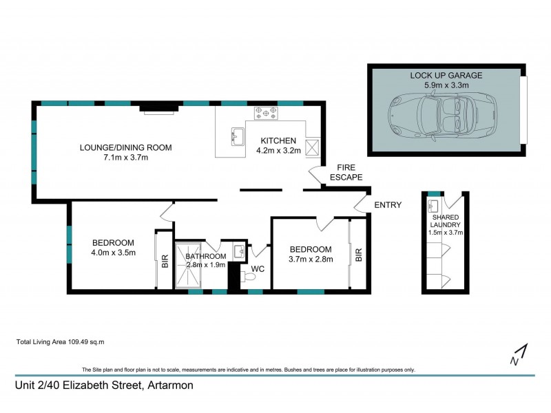 2/40 Elizabeth Street, Artarmon NSW 2064 Floorplan