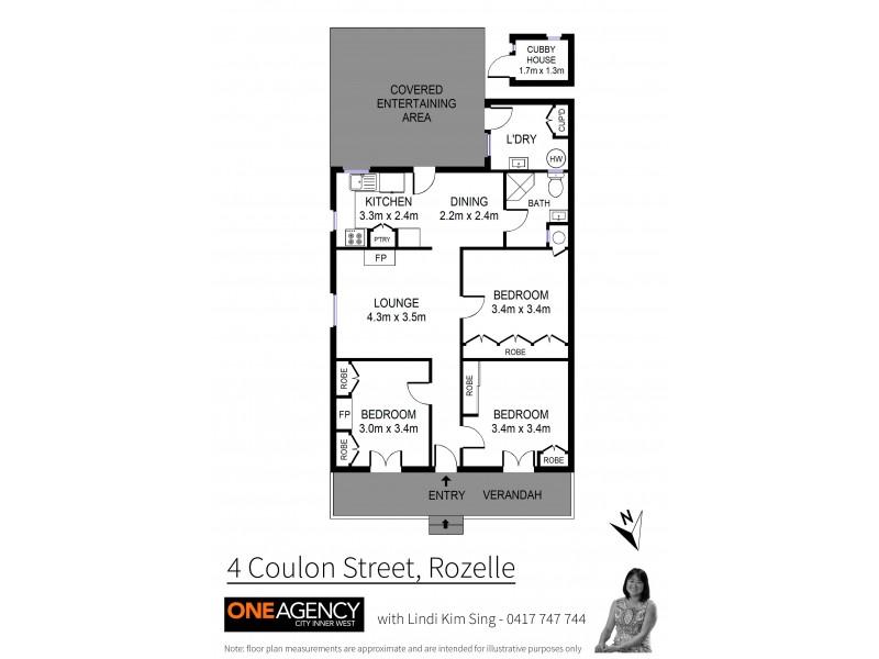 4 Coulon Street, Rozelle NSW 2039 Floorplan