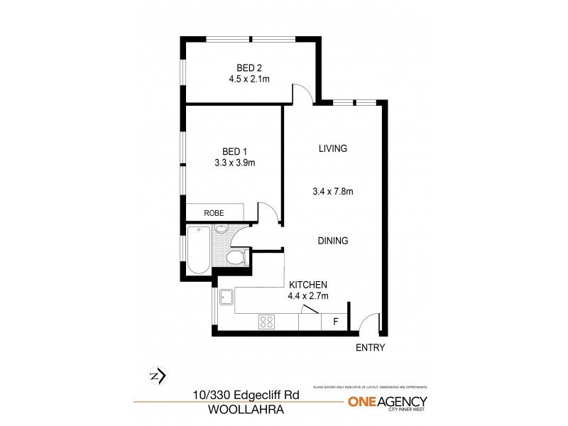 10/330 Edgecliff Road, Woollahra NSW 2025 Floorplan