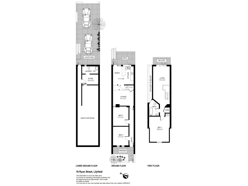 16 Ryan Street, Lilyfield NSW 2040 Floorplan