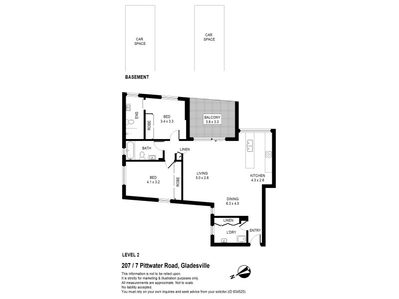 7/7 Pittwater Road, Gladesville NSW 2111 Floorplan