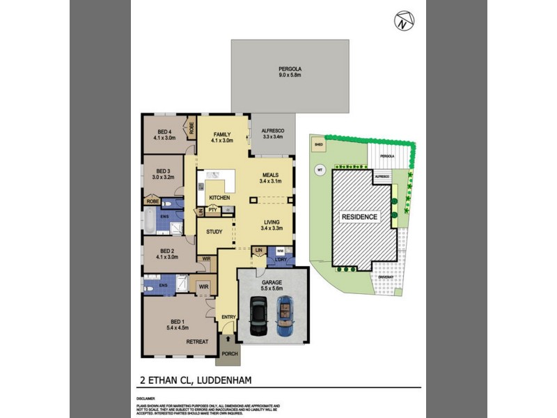 2 Ethan Close, Luddenham NSW 2745 Floorplan