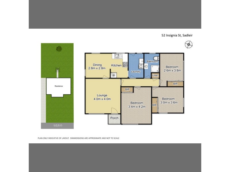 52 Insignia Street, Sadleir NSW 2168 Floorplan