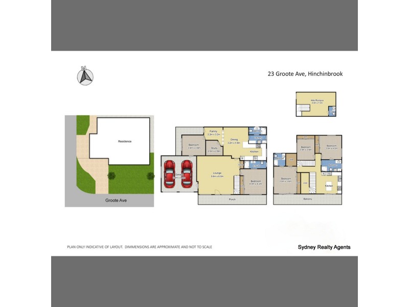 23 Groote Avenue, Hinchinbrook NSW 2168 Floorplan