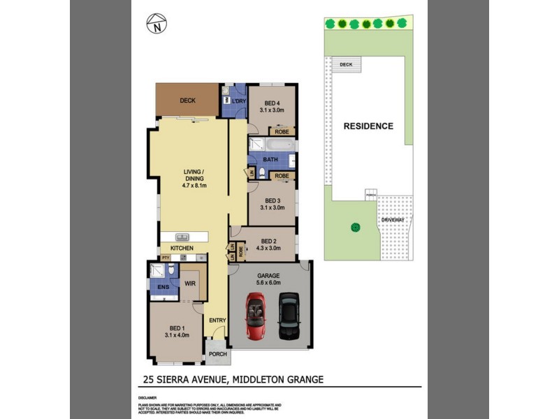 25 Sierra Avenue, Middleton Grange NSW 2171 Floorplan