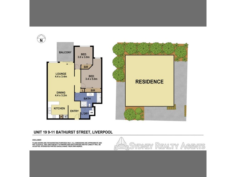 19/9 – 11 Bathurst Street, Liverpool NSW 2170 Floorplan