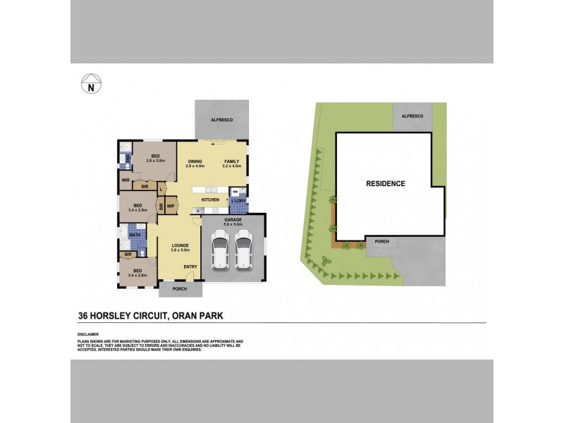 36 Horsley Circuit, Oran Park NSW 2570 Floorplan