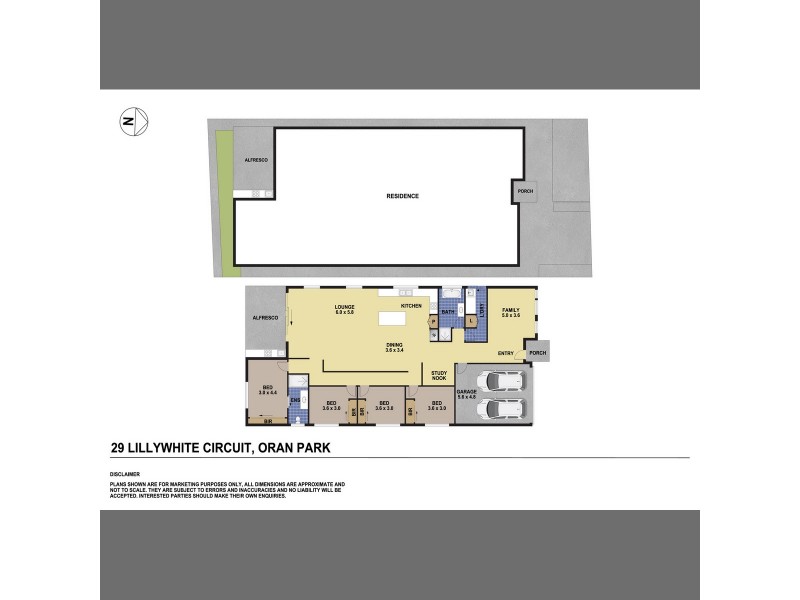 29 Lillywhite Circuit, Oran Park NSW 2570 Floorplan