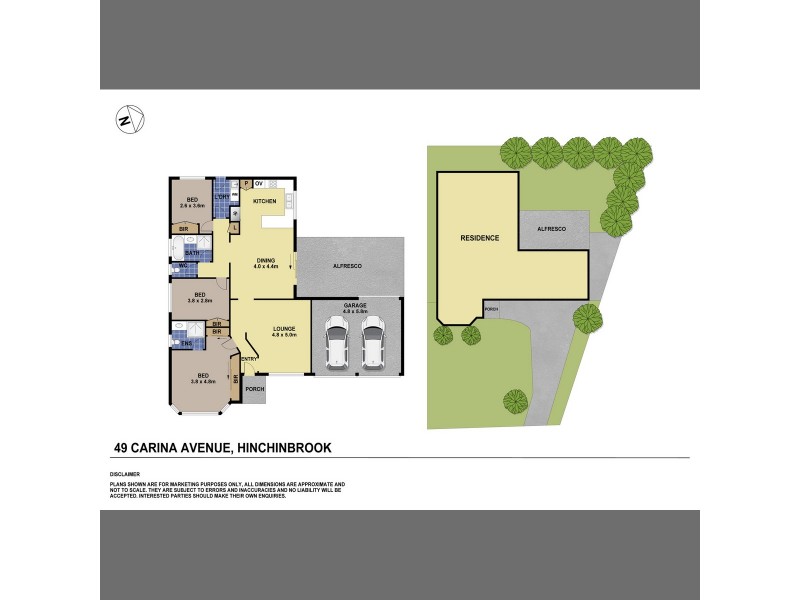 49 Carina Avenue, Hinchinbrook NSW 2168 Floorplan