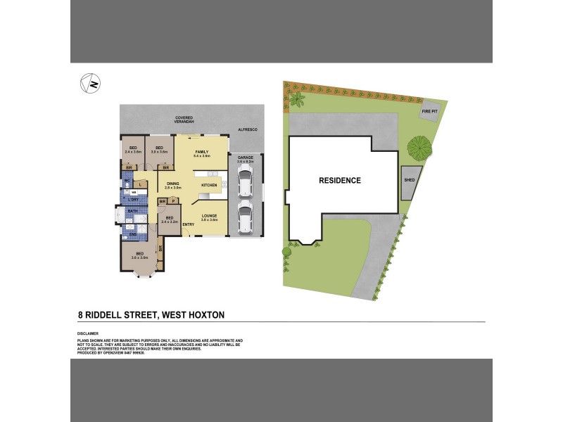 8 Riddell Street, West Hoxton NSW 2171 Floorplan