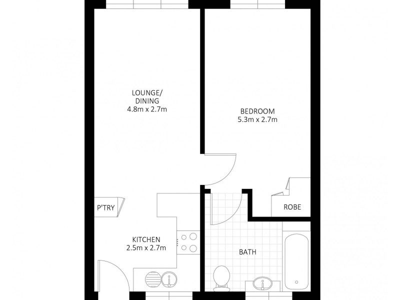 25/3-5 School Parade, Marrickville NSW 2204 Floorplan