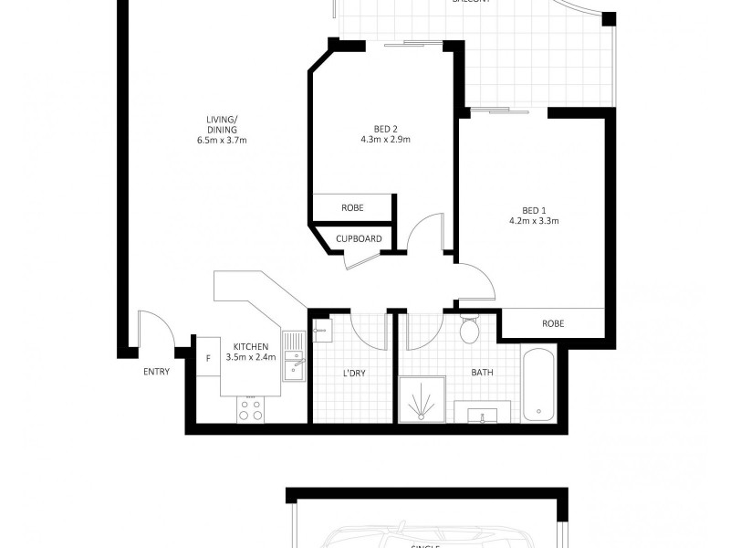 14/18 Cecilia Street, Marrickville NSW 2204 Floorplan