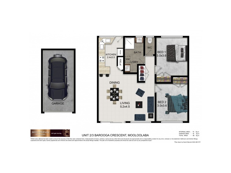 2/3 Barooga Crescent, Mooloolaba QLD 4557 Floorplan