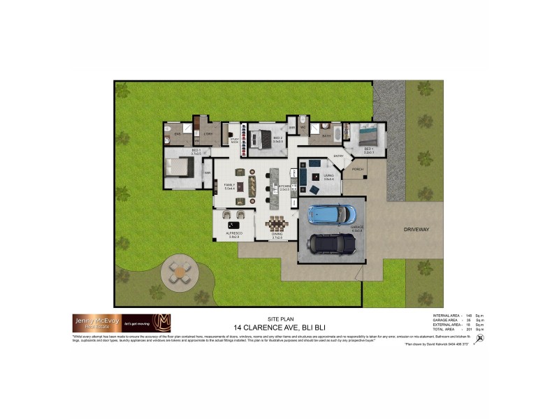14 Clarence Avenue, Bli Bli QLD 4560 Floorplan
