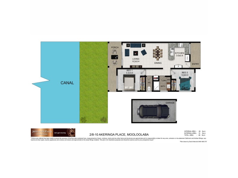 2/8-10 Akeringa Place, Mooloolaba QLD 4557 Floorplan