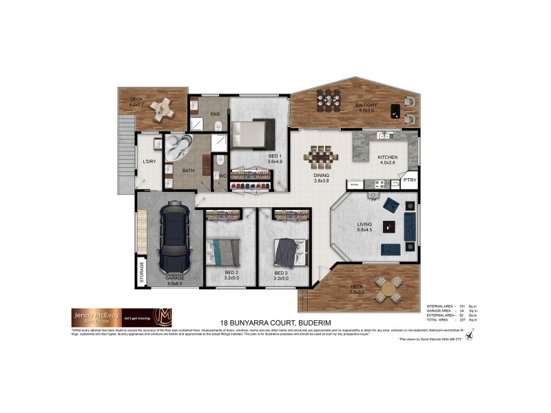 18 Bunyarra Court, Buderim QLD 4556 Floorplan