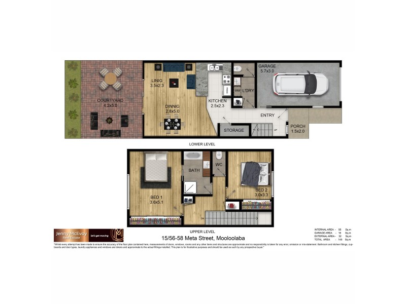 15/56 Meta Street, Mooloolaba QLD 4557 Floorplan