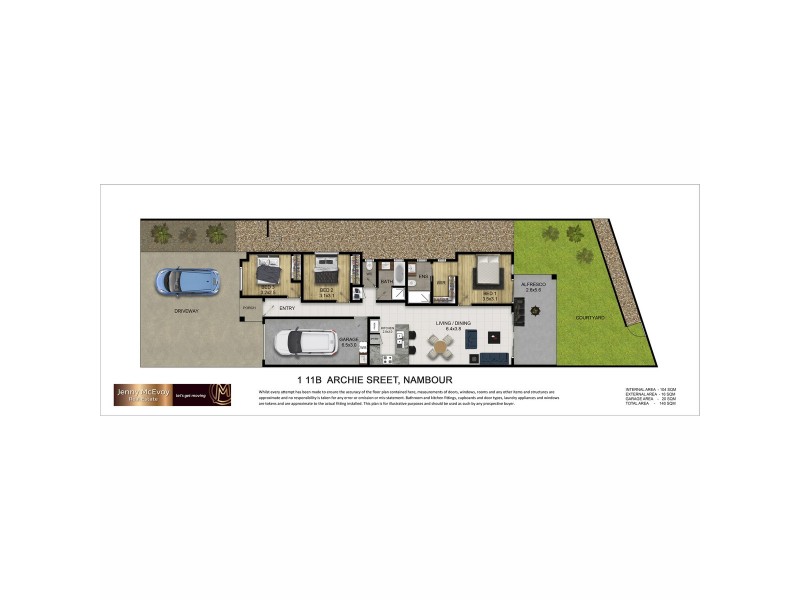 1/11B Archie Street, Nambour QLD 4560 Floorplan