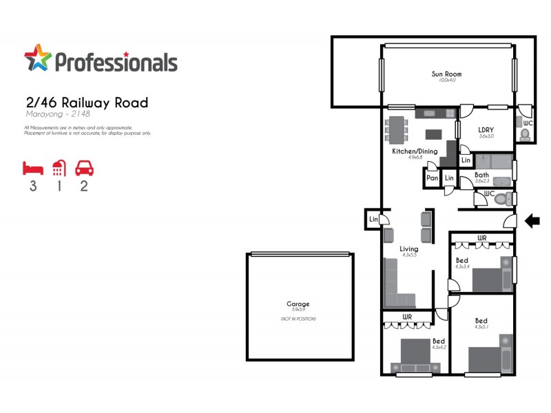 2/46 Railway Road, Marayong NSW 2148 Floorplan
