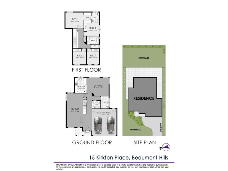 15 Kirkton Place, Beaumont Hills NSW 2155 Floorplan