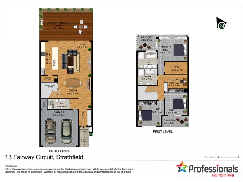 13 Fairway Circuit, Strathfield NSW 2135 Floorplan
