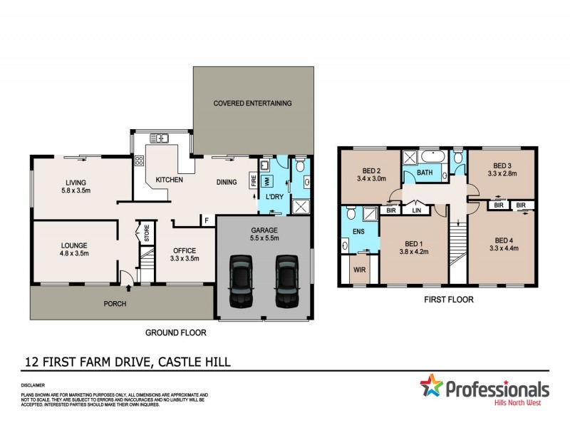 12 First Farm Drive, Castle Hill NSW 2154 Floorplan