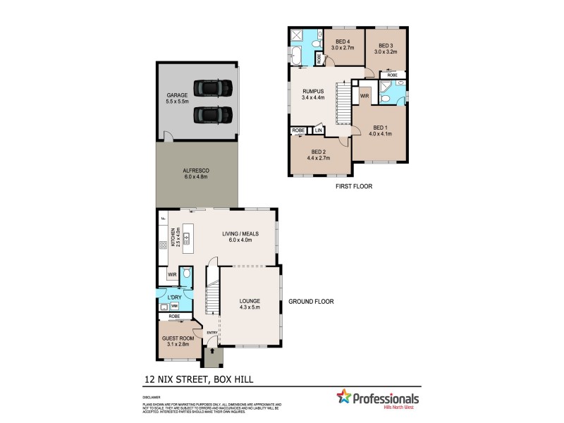 12 Nix Street, Box Hill NSW 2765 Floorplan