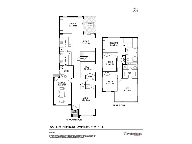 55 Longerenong Avenue, Box Hill NSW 2765 Floorplan