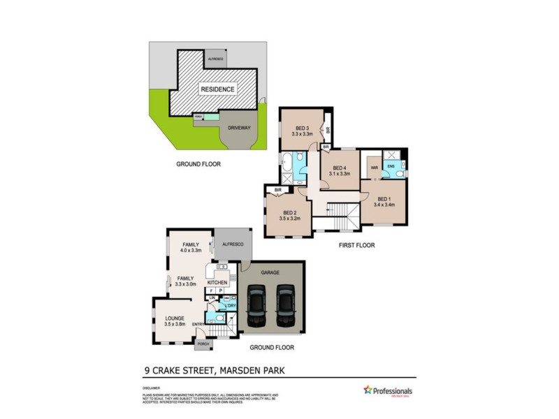 9 Crake Street, Marsden Park NSW 2765 Floorplan