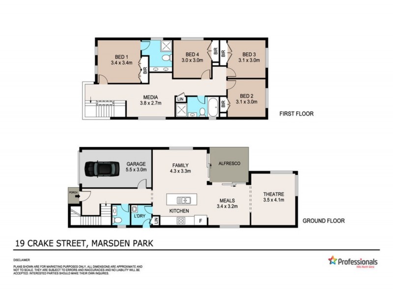 19 Crake Street, Marsden Park NSW 2765 Floorplan