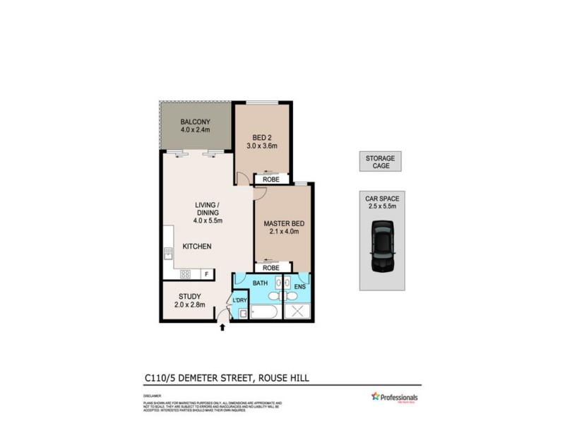 C110/5 Demeter Street, Rouse Hill NSW 2155 Floorplan