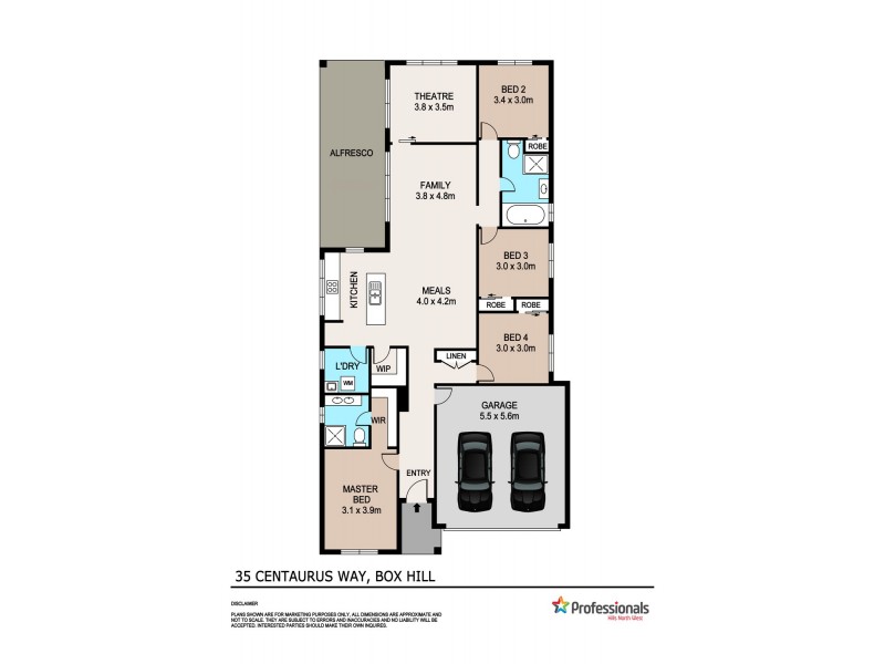 35 Centaurus Way, Box Hill NSW 2765 Floorplan
